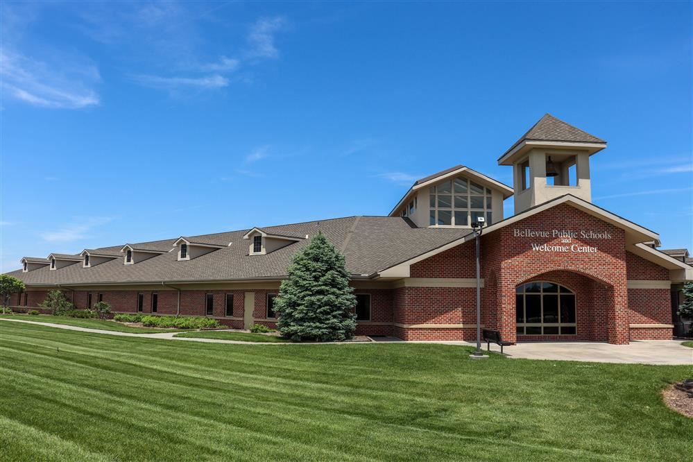 Photo of the outside of the Welcome Center